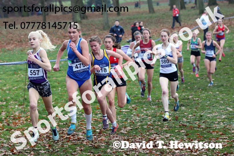 Womens under-17s and junior British Athletics Liverpool Cross Challenge, Sefton Park, Liverpool. Photo:  David T. Hewitson/Sports for All Pics